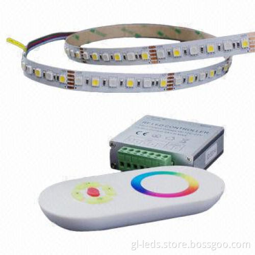 Constant voltage design RGB+W flexible led lights strips